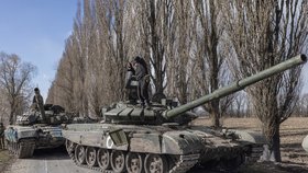 Ukrajinští vojáci v Kyjevské oblasti (27.3.2022)