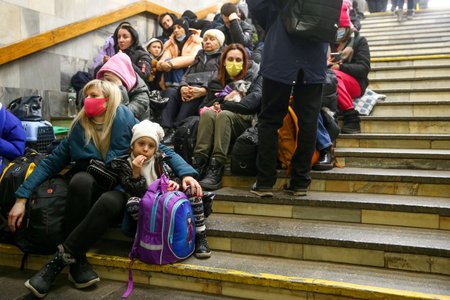 Kyjev: Stanice metra jako kryt před ruskými nálety