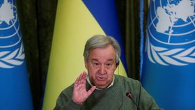 Válka na Ukrajině: Generální tajemník OSN António Gutteres v Kyjevě (28.4.2022)