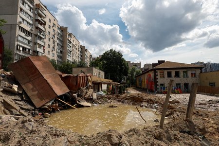 Raketový útok na Kyjev (26. 6. 2022)