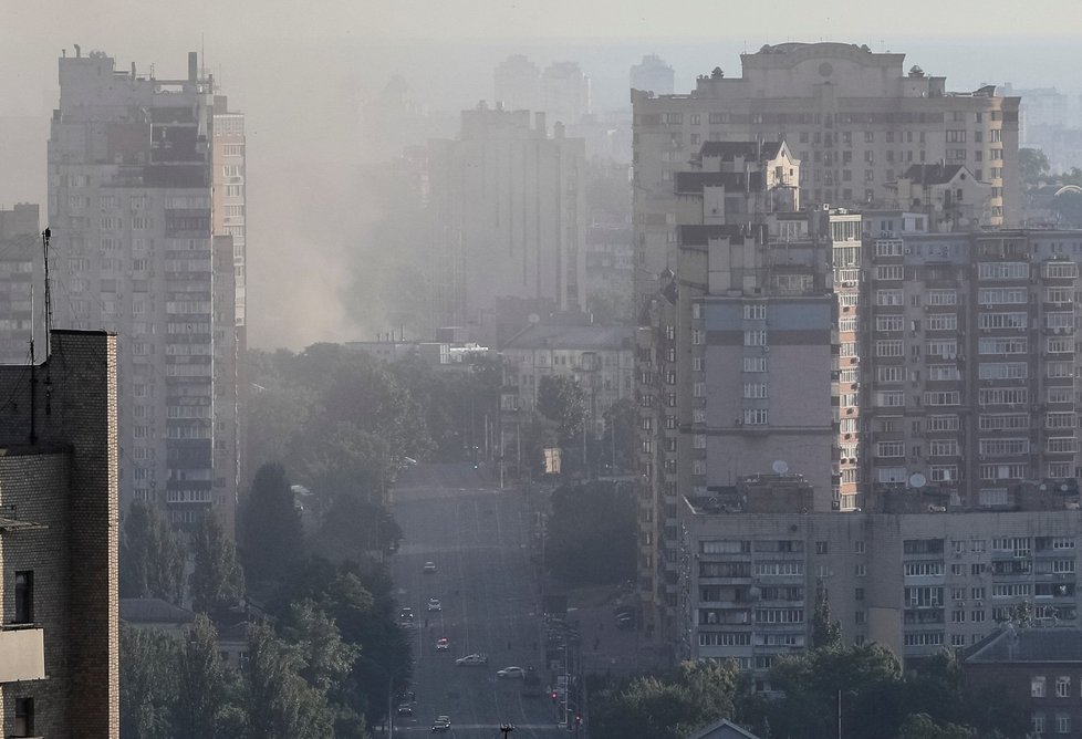 Raketový útok na Kyjev (26.6.2022)