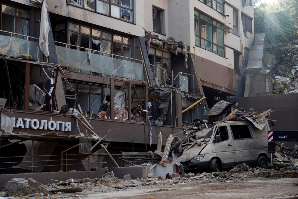 Raketový útok na Kyjev