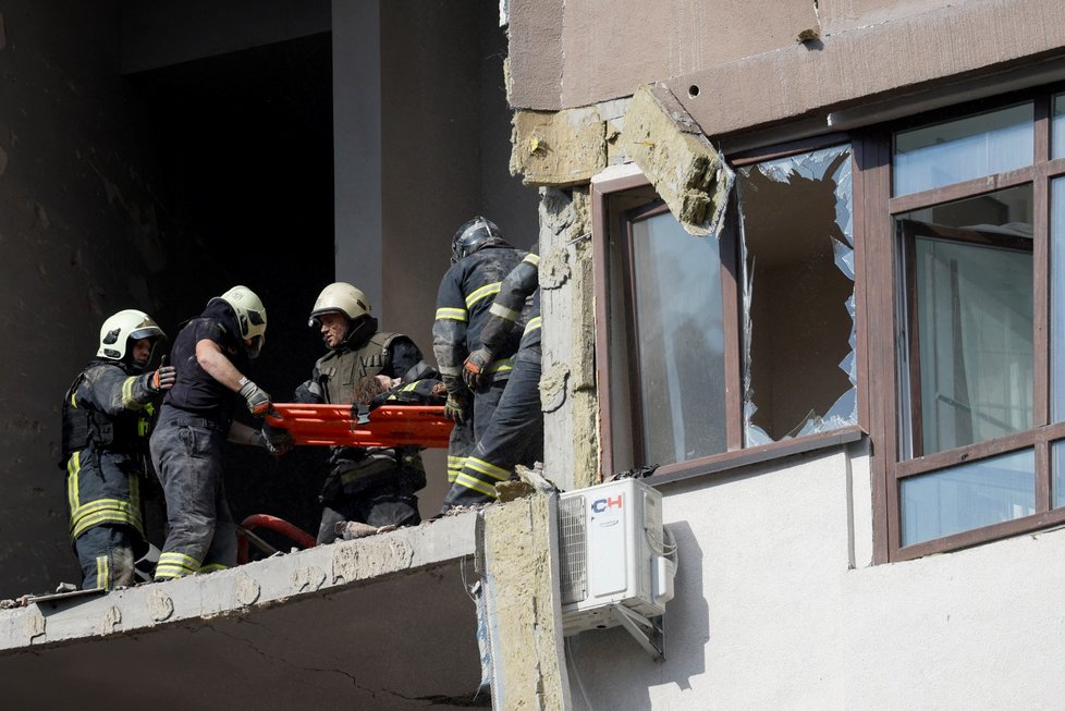 Raketový útok na Kyjev (26.6.2022)