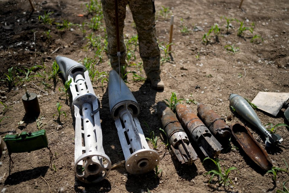 Nevybuchlá munice v Kyjevské oblasti (9.6.2022)