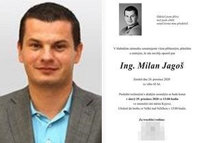 Dlouholetý tajemním Městského úřadu Kyjov Milan Jagoš náhle zemřel na Štědrý den.