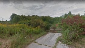Lokalita, kde muž z Kyjova údajně zakopal tělo své manželky.