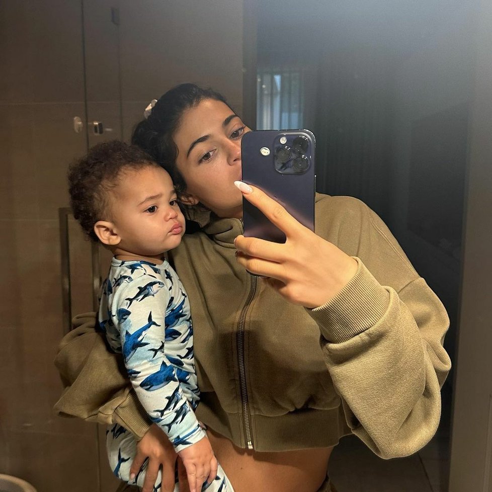 Kylie se synem