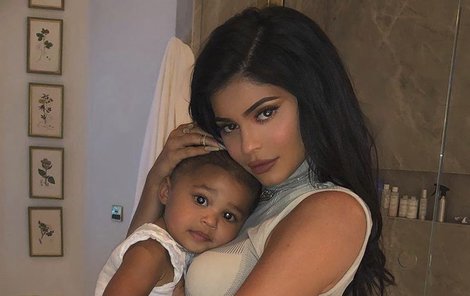 Kylie Jenner s dcerou Stormi.