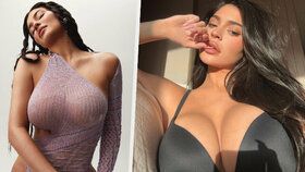 Sexy miliardářka Kylie Jennerová: Trapas u fanoušků žehlí fotkami poprsí!