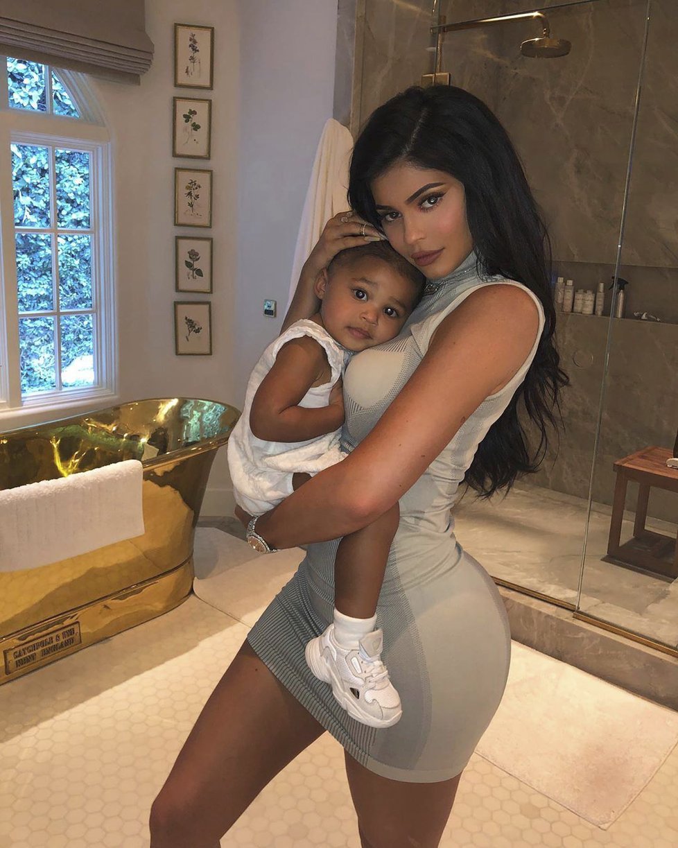 Kylie Jennerová s dcerou Stormi