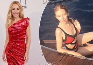 I před padesátkou stále sexy! Kylie Minogue vystavila své křivky na francouzské Riviéře.