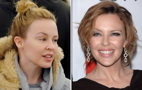 Kylie Minogue: Bez make-upu vypadá jako dítě