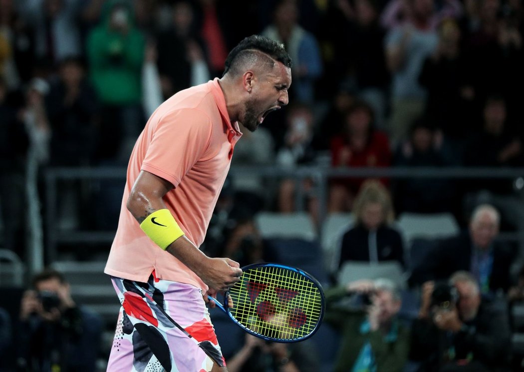 Miláček australského publika Nick Kyrgios je černým koněm prvního grandslamu sezony