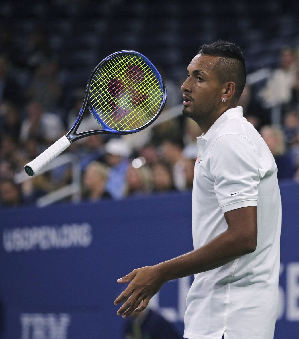 Australský bouřlivák Nick Kyrgios si koleduje o pořádný malér