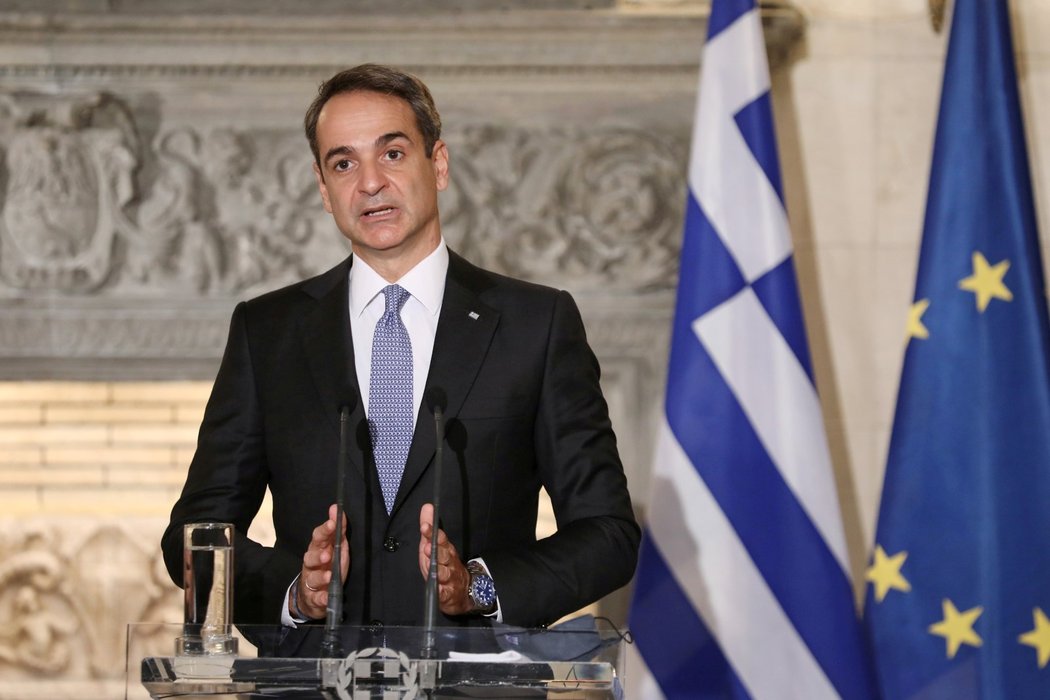 Kyriakos Mitsotakis, premiér Řecka a tatínek přítele Sakkariové