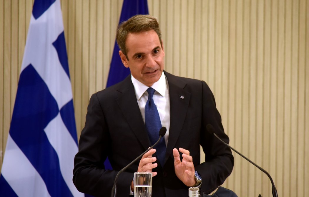 Kyriakos Mitsotakis, premiér Řecka a tatínek přítele Sakkariové