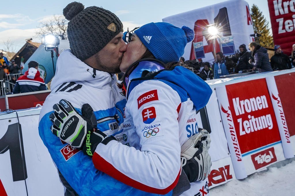 Michal Kyselica chodí s lyžařkou Petrou Vlhovou