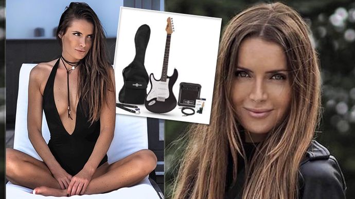 Iveta Benešová se rozhodla mučit svoje bříška prstů a dala se na kytaru!
