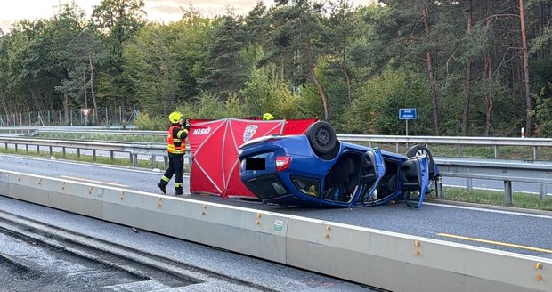 Smrtelná nehoda na D4 u Kytína, 24. září 2026