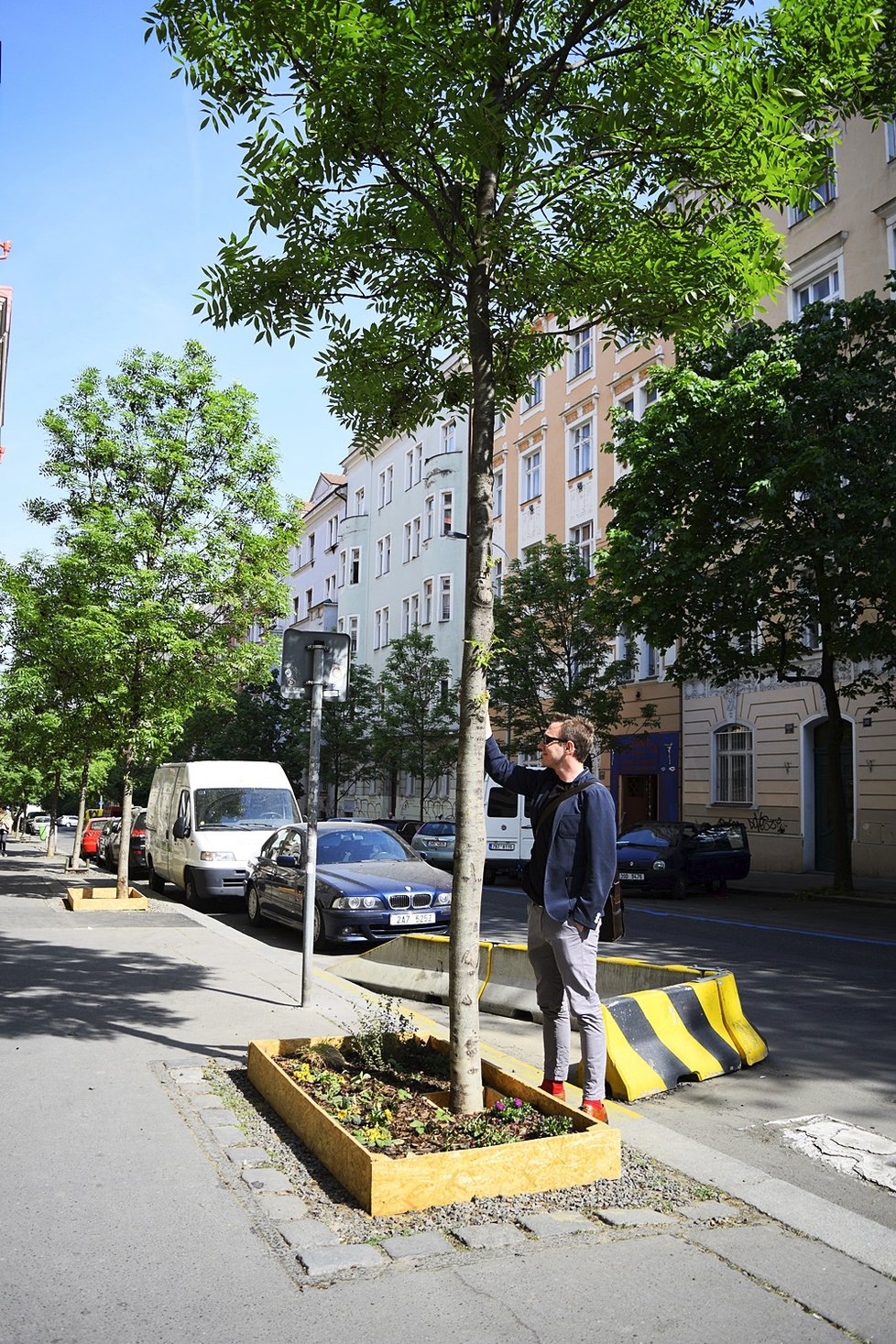 Jediné, co starostce vadí, jsou prý někdy nepříliš vzhledně vytvořené záhonky. „Já bych to zasadila líp,“ ukazovala na záhon, který dle starostky nevyužil celý prostor okolo stromu.