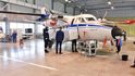 Přípravy na finální montáž letadel L-410 v závodě UZGA v Jekatěrinburgu