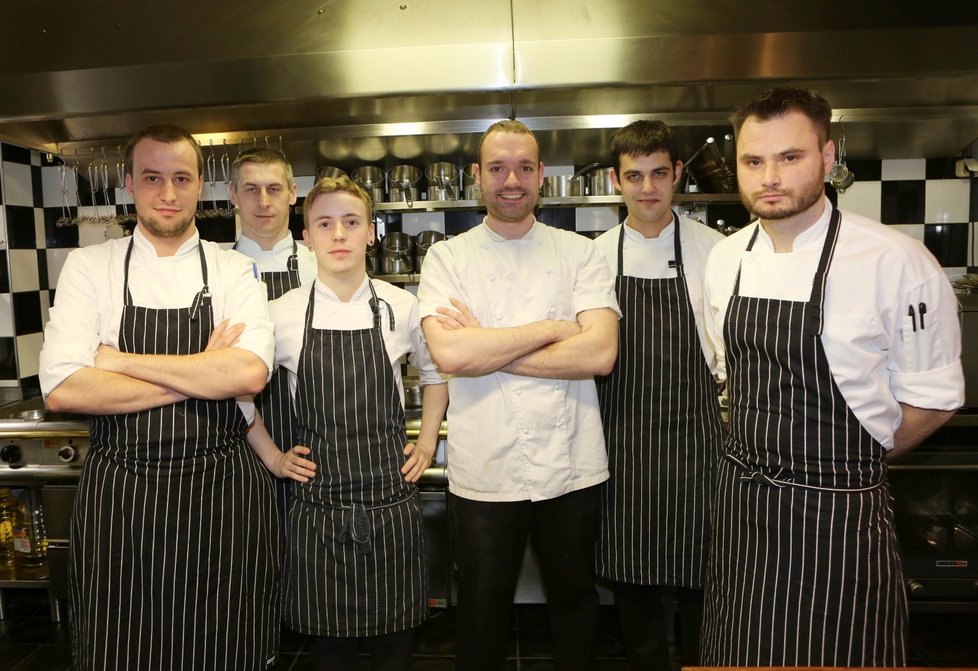 Tým michelinské restaurace La Degustation Bohéme Bourgeoise