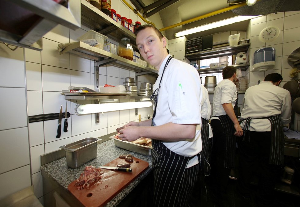 Šéfkuchař michelinské restaurace La Degustation Bohéme Bourgeoise - Oldřich Sahajdák