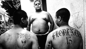 Členové jednoho z nejstarších a nejagresivnějších gangů v Los Angeles Florencia 13.