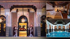 Luxusní hotel La Mamounia v marockém Marrákeši