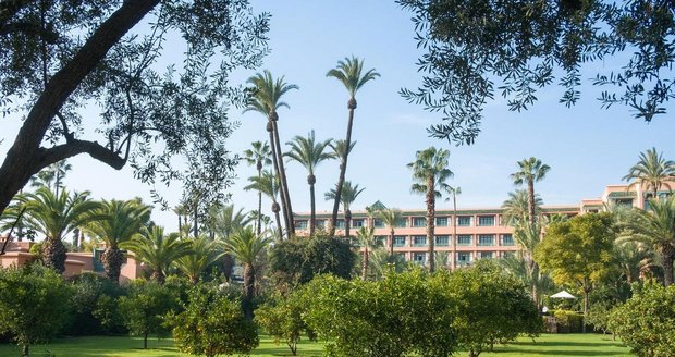 Luxusní hotel La Mamounia v marockém Marrákeši