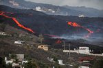 Vulkán na ostrově La Palma pokračuje v chrlení lávy (21.10.2021)