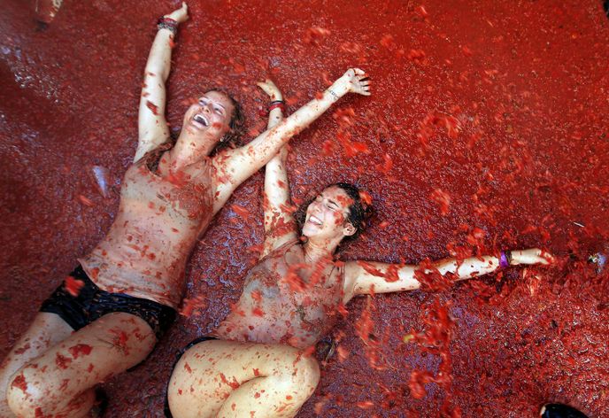 La Tomatina: rajčatová bitva po španělsku