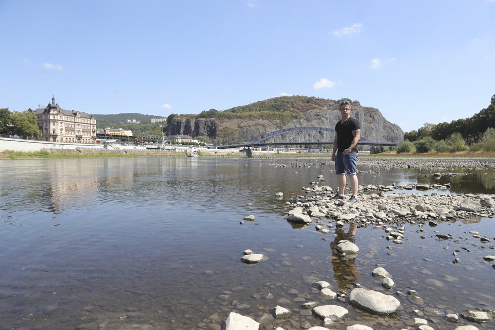 Labe v Ústí loni téměř vyschlo. Letos hrozí to samé