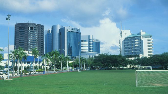 Obchodně-finanční centrum ve Victorii.