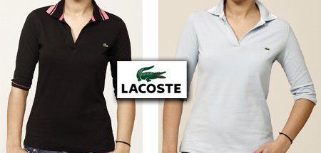 Luxusní dámská trička Lacoste s límečkem jsou nyní za úžasné ceny!