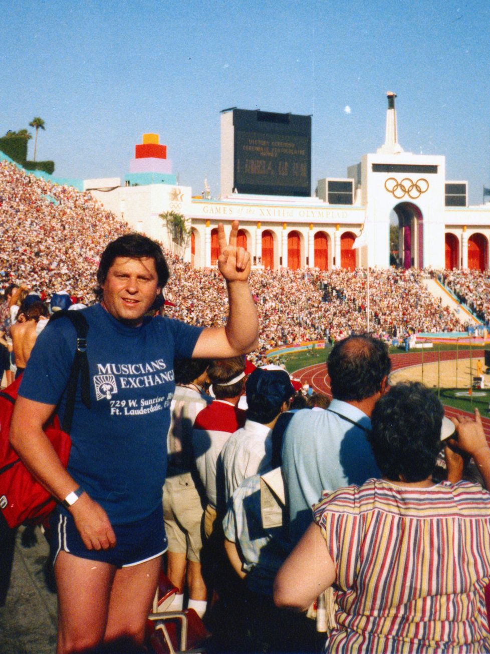 Kerndl v roce 1984 na olympiádě v Los Angeles.