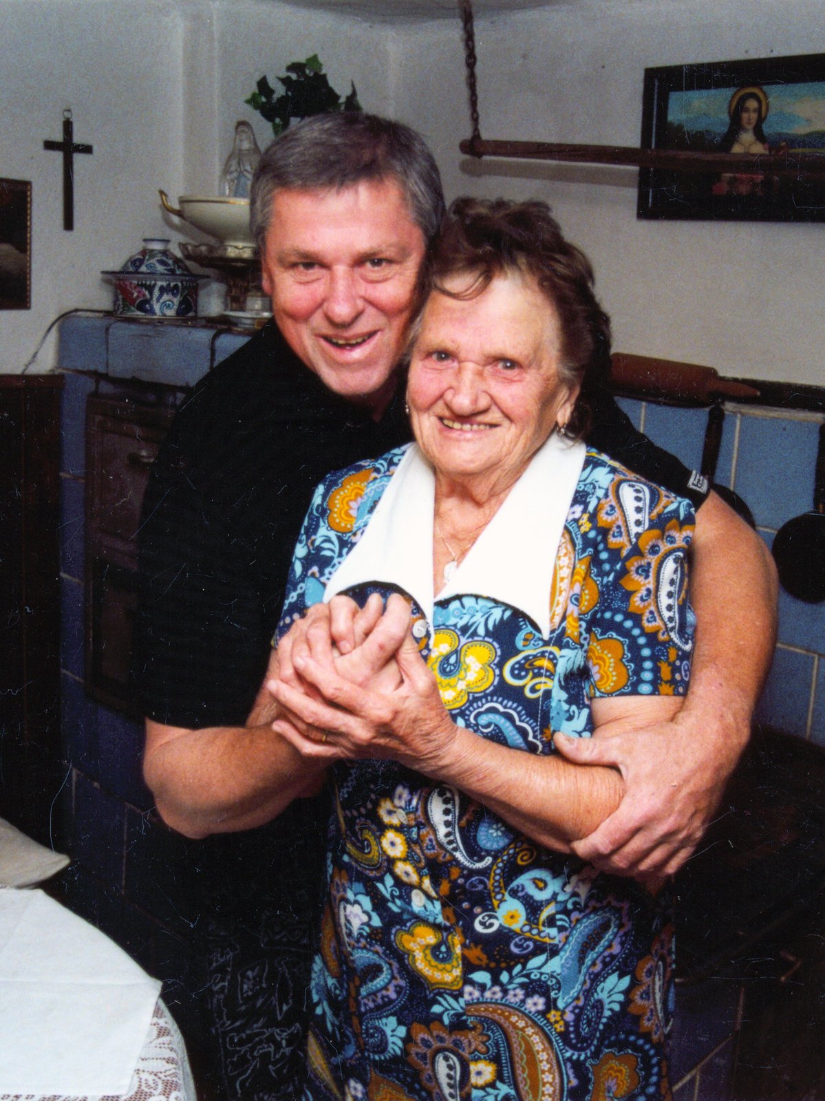 Laďa Kerndl s maminkou.