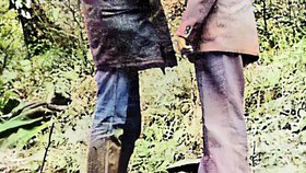 Kanibal Ladislav Hojer. „Na Slovensku jsem musel dělat sám figuranta. Nechtěli, aby na ženu sahal vrah Hojer,“ vzpomíná Markovič.