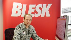 Ladislav Hruška na chatu v redakci Blesk.cz