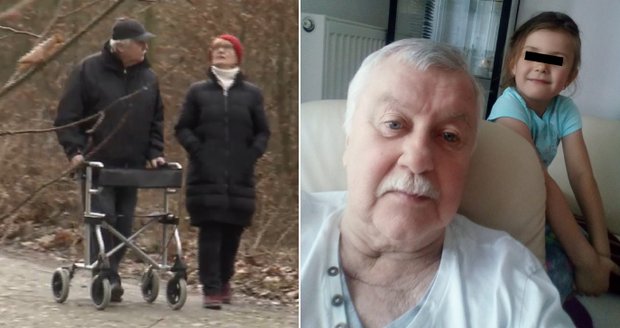 Ladislav Potměšil měl ke konci života problémy s chůzí, přesto byl dědečkem na plný úvazek.