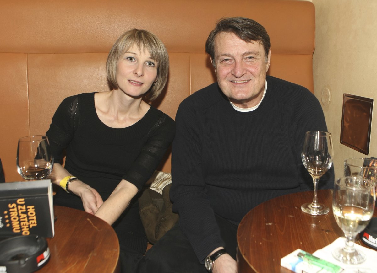 2012 - Ladislav Štaidl s expartnerkou Míšou Novotnou