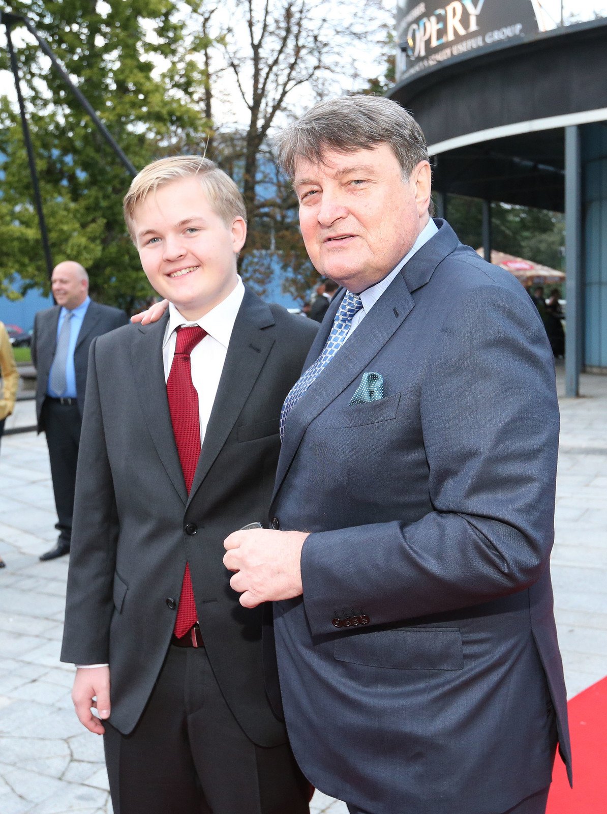 Ladislav Štaidl s nejmladším synem Arturem.