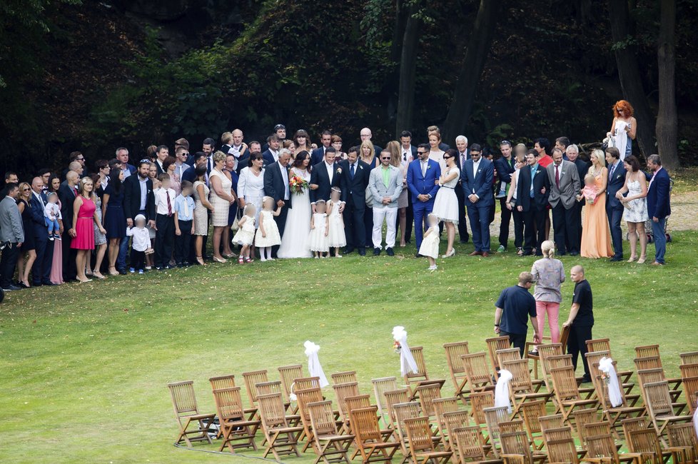 Svatba Jana Štaidla: Všichni svatebčané a hosté