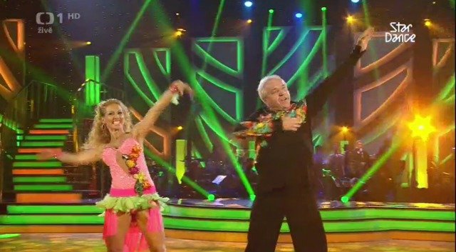 Ladislav Vízek a Eva Krejčířová ve StarDance.