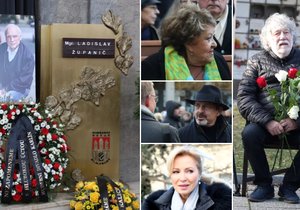 Jaké celebrity dorazily na pohřeb Ladislava Županiče?