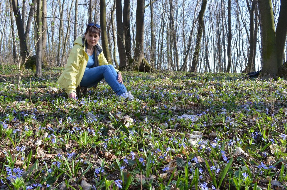 Je to jako modré nebe na zemi, říká místostarostka Vlčnova Marta Mošťková a na místní raritu je náležitě pyšná.