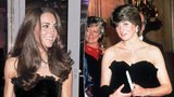 Kate jde ve šlépějích své tchyně, nosí stejné šaty jako Diana