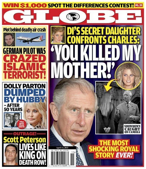 Dubnové číslo magazínu Globe sice nevyšlo hned na Apríla, ale informace přináší nanejvýš skandální!