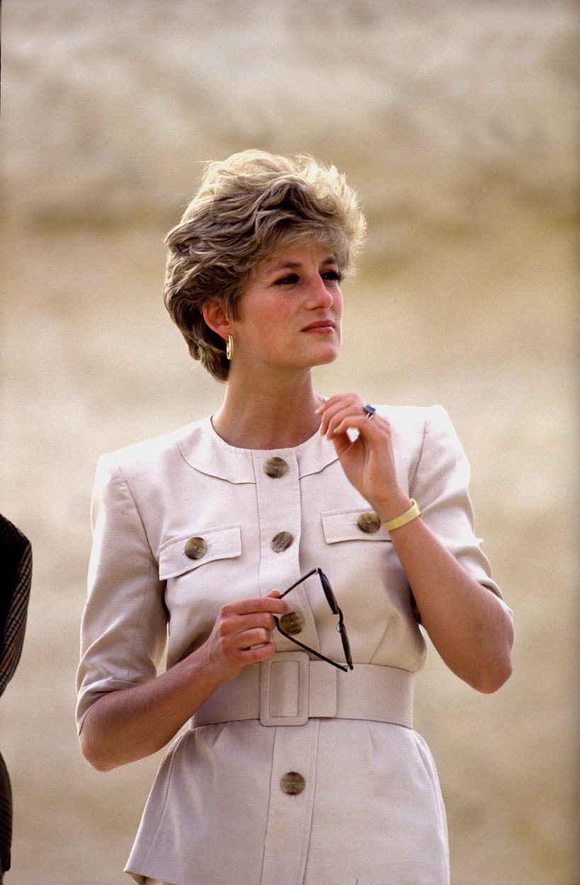 Diana v Egyptě v roce 1992