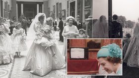 Nové snímky ze zákulisí svatby princezny Diany a prince Charlese.